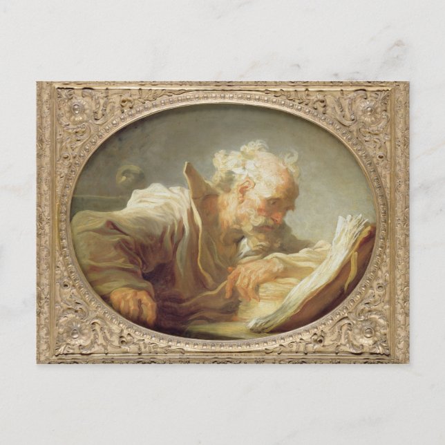 Carte Postale Un philosophe, c.1764 (Devant)