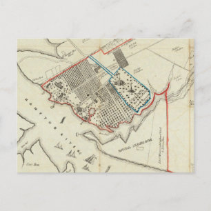 Carte Postale Un Plan De La Propriété Du Hampton Normal