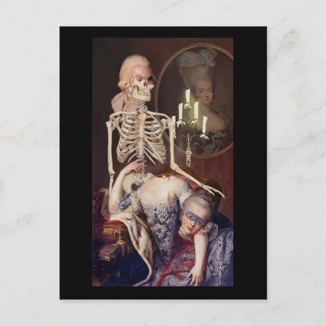 Carte Postale Un portrait pour l'Halloween (Devant)