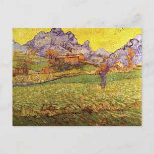 Carte Postale Un pré dans les montagnes, Vincent van Gogh