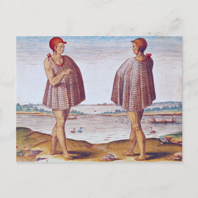 Carte Postale Un prêtre de Secton en Virginie (Devant)