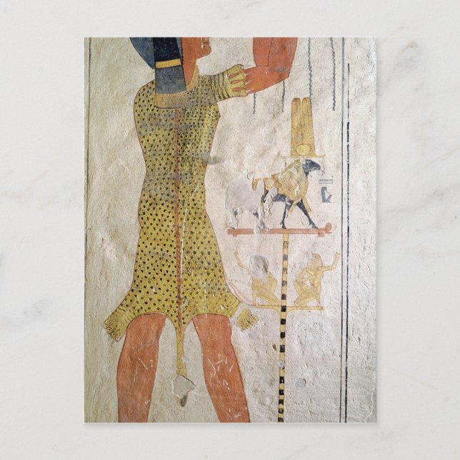 Carte Postale Un prêtre Inmutef qui offre (Devant)