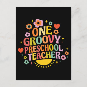 Carte Postale Un professeur d'école maternelle super cool