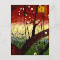 Un prunier en fleurs après Hiroshige par Van Gogh