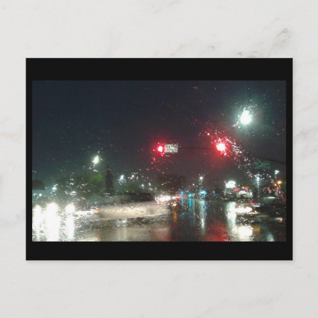 Carte Postale Un raid Rainy à la maison (Devant)