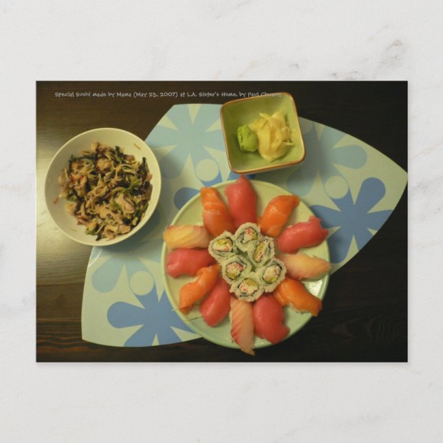 Carte Postale Un Repas Amoureux... (Devant)