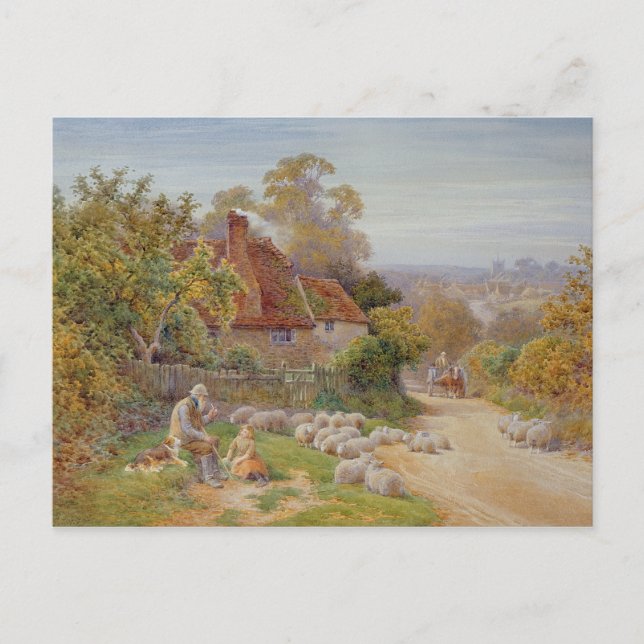 Carte Postale Un repos en chemin (Devant)