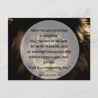 Carte Postale Un royaume qui ne peut être ébranlé