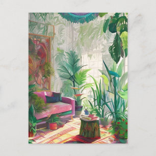Carte Postale Un Salon Boho