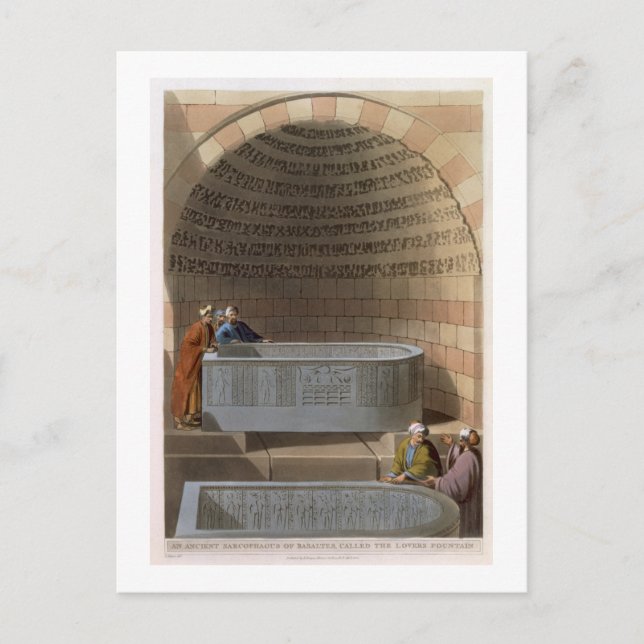 Carte Postale Un Sarcophage antique de Basaltes, appelé Lov (Devant)