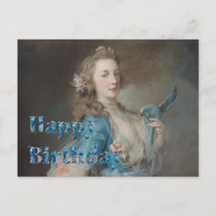 Carte Postale Un selfie avec mon perroquet Joyeux Anniversaire