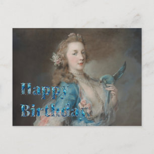 Carte Postale Un selfie avec mon perroquet Joyeux Anniversaire