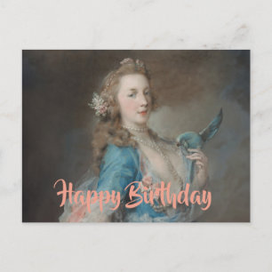 Carte Postale Un selfie avec mon perroquet Joyeux Anniversaire