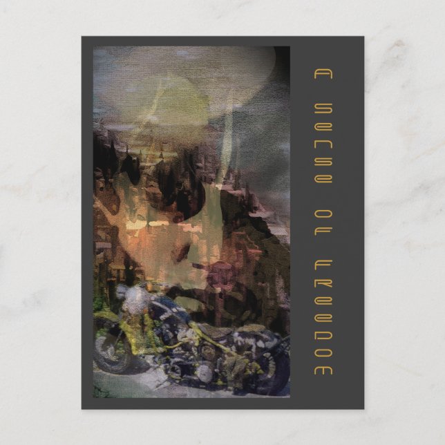 Carte Postale Un sentiment de liberté (Devant)