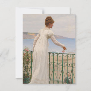 Carte Postale Un Service - Edmund Blair Leighton