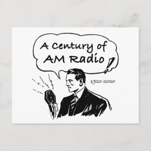 Carte Postale Un siècle de radio AM