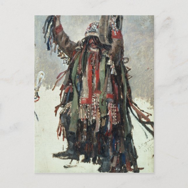 Carte Postale Un sketch de Shaman pour Yermak (Devant)