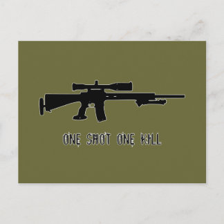 Carte Postale Un Tir Un Tuer
