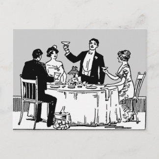 Carte Postale Un toast