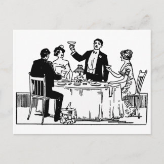 Carte Postale Un toast