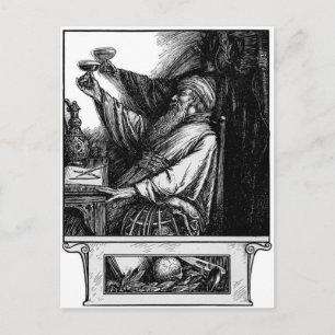Carte postale Un toast à la mort