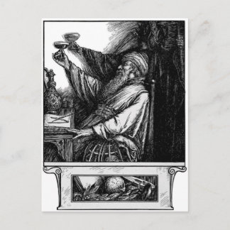Carte postale Un toast à la mort