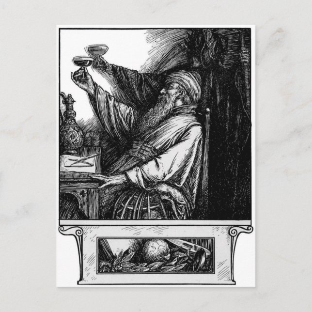 Carte postale Un toast à la mort (Devant)