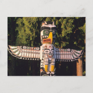 Carte Postale Un totem À Vancouver, Canada.