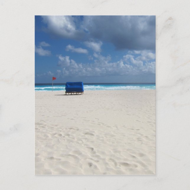 Carte Postale Un Transat Attend (Devant)
