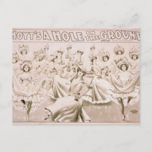 Carte Postale Un trou dans le sol, Théâtre Vintage "Hoyt"