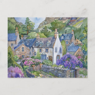 Carte Postale Un village écossais paisible