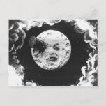 Carte Postale Un voyage pour le Moon<br><div class="desc">A Trip to the Moon Le voyage dans la lune), alternately Voyage to the Moon, is a 1902 French black-and-white silent science fiction. It is based loosely on two popular novels of the time : Jules Verne's From the Earth to the Moon and H. G. Wells' The First Men in...</div>