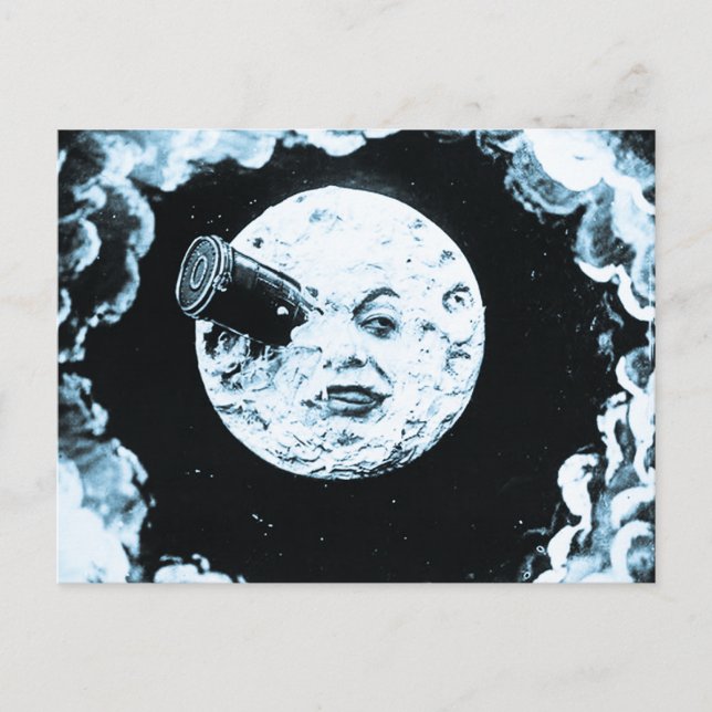 Carte Postale Un voyage sur la Lune (Devant)