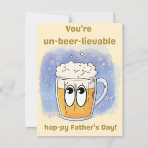 Carte Postale unbeer-lievable - Limited Fête des pères Edition