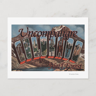 Carte Postale Uncompahgre Nat'l Forest, Colorado
