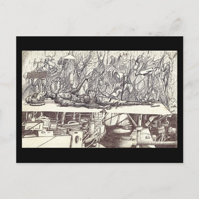 Carte Postale Under Observation, par Brian Benson (Devant)