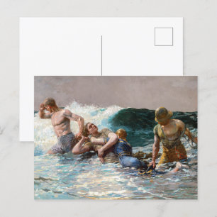 Carte Postale Undertow Winslow Homer