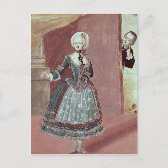 Carte Postale Une actrice au rôle de Rosine (Devant)