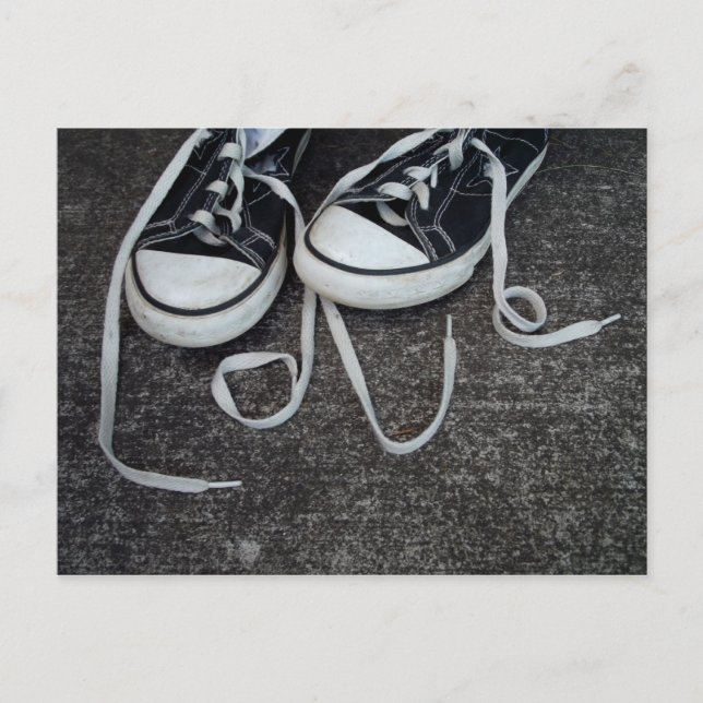 Carte Postale Une affaire d'amour de chaussures (Devant)