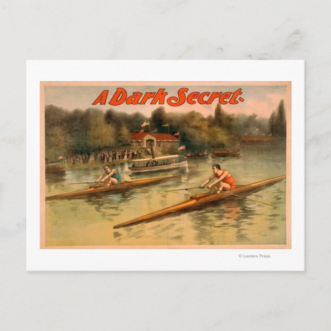 Carte Postale Une affiche théâtrale secrète (Devant)