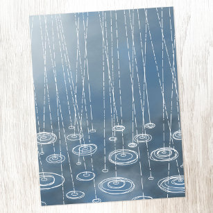 Carte Postale Une autre peinture de jour pluvieux