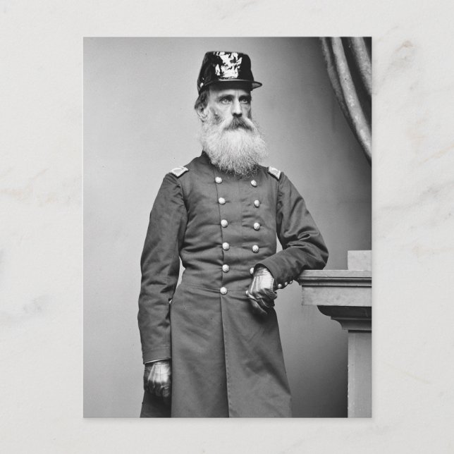 Carte Postale Une barbe de guerre civile géniale, années 1860 (Devant)