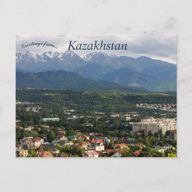 Carte Postale Une belle vue d'Almaty Kazakhstan (Devant)