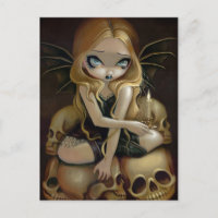 Carte postale "Une bougie dans l'obscurité"