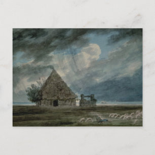 Carte Postale Une cabane de berger entre Naples et Portici (w/c)