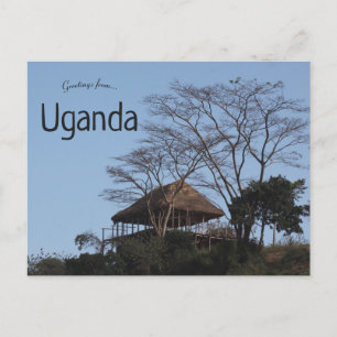 Carte Postale Une cabane en Ouganda