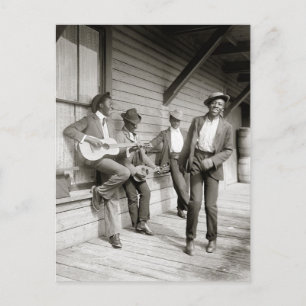 Carte Postale Une chanson et une danse, 1908