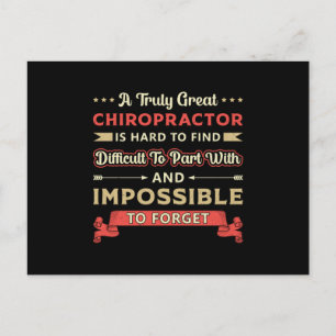 Carte Postale Une Chiropratique Chiropraticienne Vraiment Grande