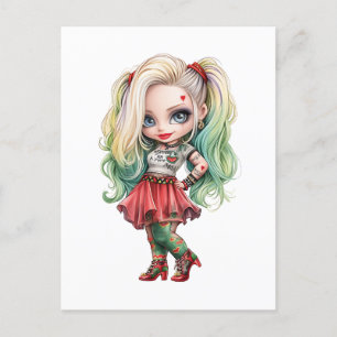 Carte Postale Une collection de designs Halloween pour jolie fil