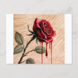 Carte Postale Une couleur rugueuse délicate, complexe et émotive